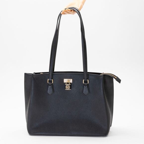 MICHAEL Michael Kors Ruby Large Saffiano Leather Tote Bag Black (Pre-owned) - Picture 1 of 4